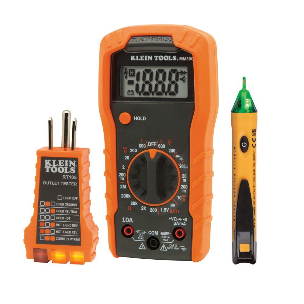Klein® 69149P Electrical Testers, Polymer Body and Electronic Components