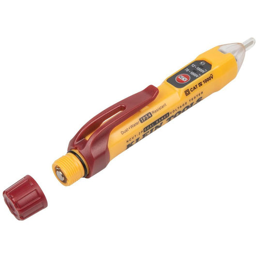 Klein® NCVT2P Dual Range Non-Contact Voltage Tester, 70 to 1000 VAC/12 to 1000 VAC Max Measurable