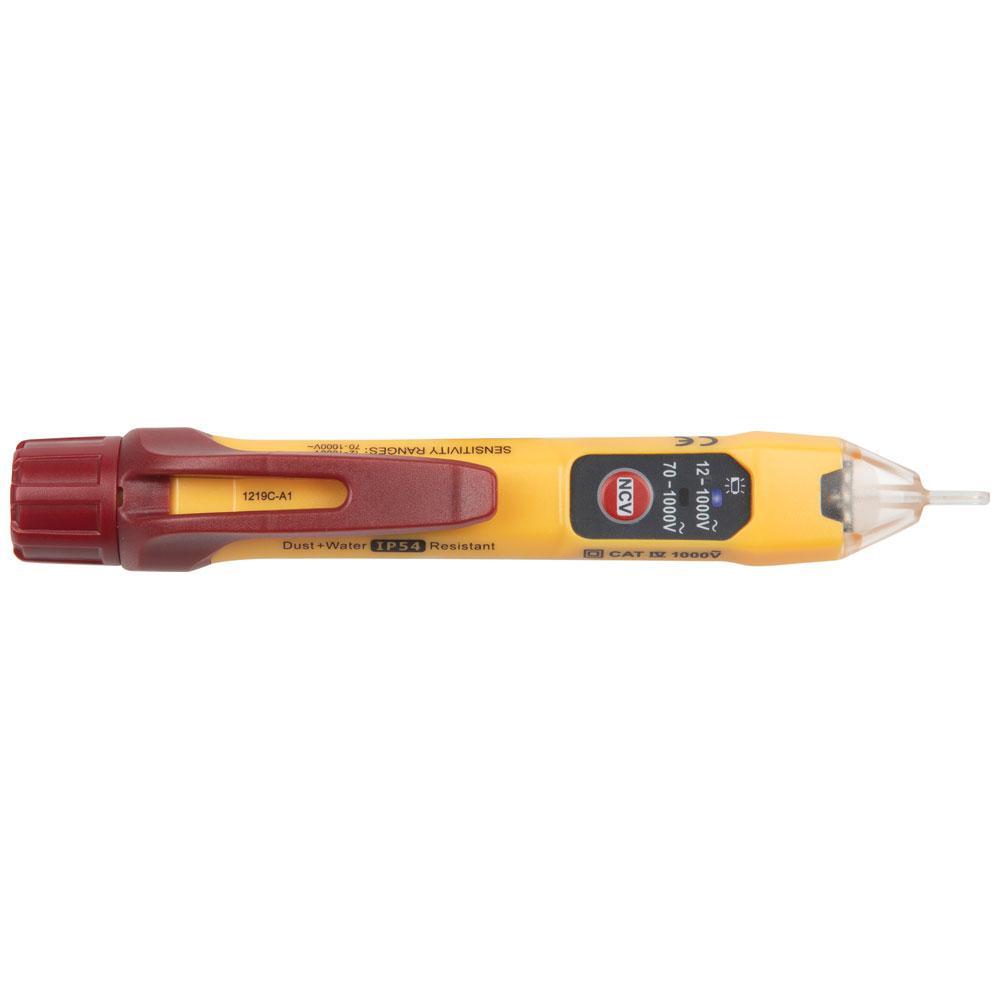 Klein® NCVT2P Dual Range Non-Contact Voltage Tester, 70 to 1000 VAC/12 to 1000 VAC Max Measurable