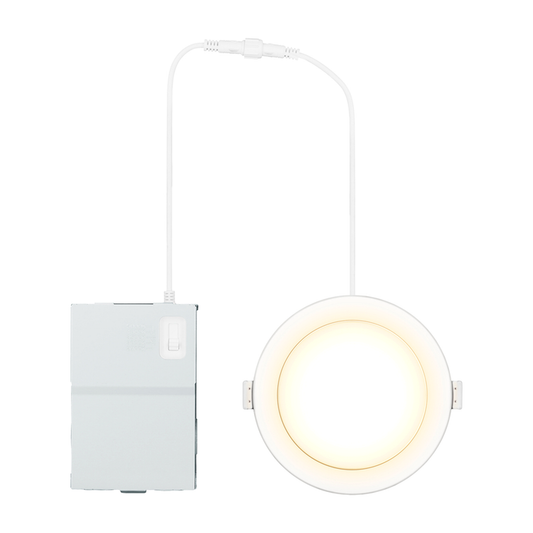 Ledvance 4-Inch LED Microdisk Downlight, 10W, 800 Lumens, CCT Selectable, White