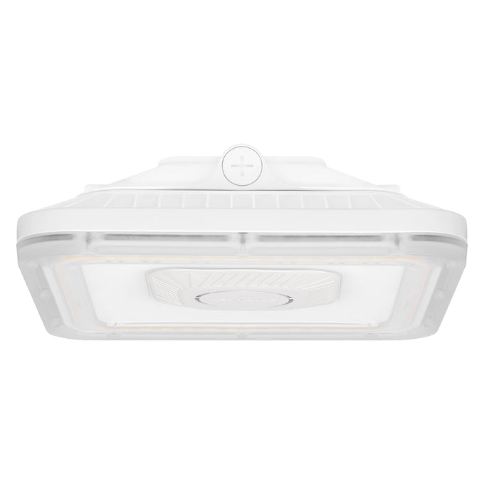 Ledvance Square Canopy/Garage LED Luminaire, 40/50/60W, CCT Selectable, White, 120-347V