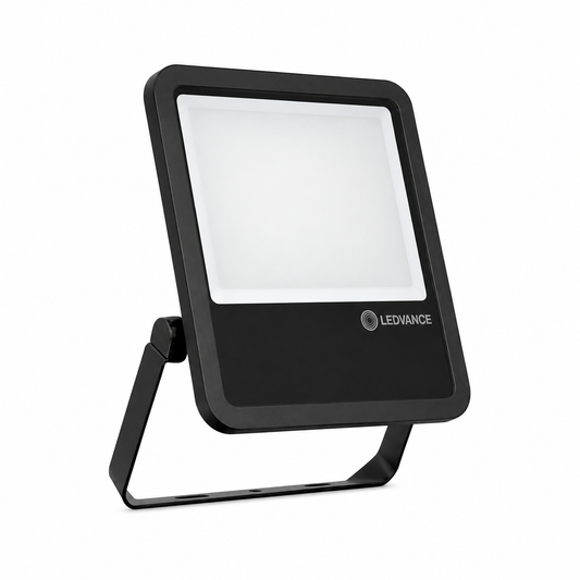 Ledvance Flood Light, 69 W, CCT Selectable, 120-347V, 9,660 Lumens, Black