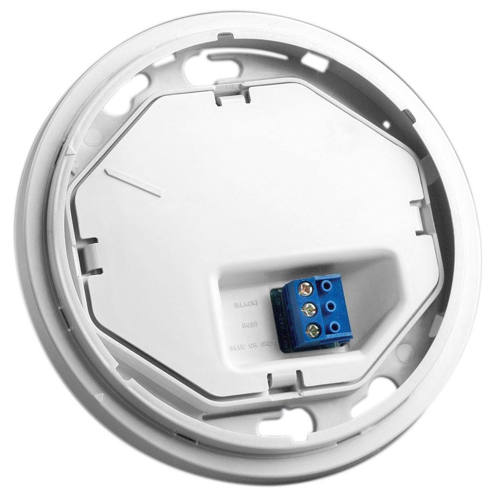 Leviton® OPB15-DW Line Voltage to Low Voltage Power Base Adapter, For Use With Leviton® 24 VDC Low Voltage Ceiling Mount and Wall Mount Occupancy Sensors, High Impact Plastic, White