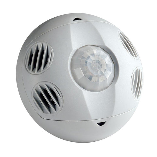 Leviton® OSC20-M0W Low Voltage Occupancy Sensor, 24 VDC, PIR/Ultrasonic Sensor, 2000 sq-ft Coverage, 360 deg Viewing, Ceiling Mount