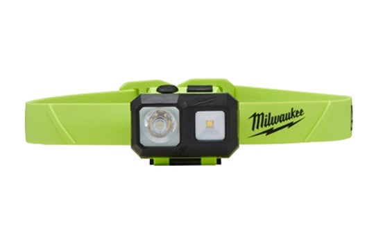 Milwaukee 2004HZL Intrinsically Safe C I, II, III / D1 Spot/Flood Headlamp, 310 Lumens, 3-AAA Battery