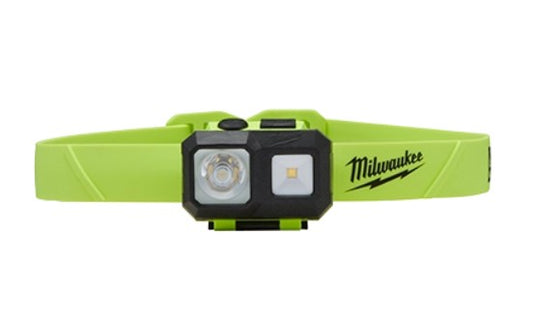 Milwaukee 2004HZL Intrinsically Safe C I, II, III / D1 Spot/Flood Headlamp, 310 Lumens, 3-AAA Battery