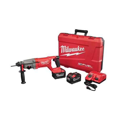 Milwaukee M18 FUEL 2713-22 Cordless Rotary Hammer Kit, 1 in SDS Plus Chuck, 18 VAC, 0 to 1500 rpm No-Load, Li-Ion Battery