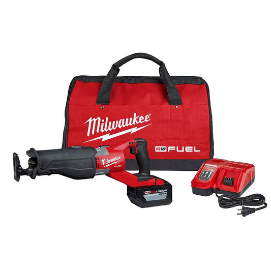 Milwaukee 272221HD M18 FUEL SUPER SAWZALL Reciprocating Saw Kit, 18V, HD12.0 Battery