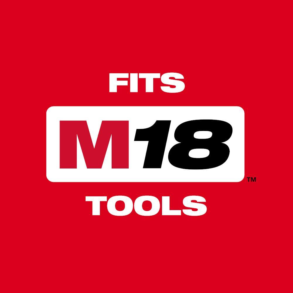 Milwaukee M18 REDLITHIUM 48-11-1850 Rechargeable Cordless Battery Pack, 5 Ah Li-Ion Battery, 18 VDC Charge, For Use With M18 Cordless Power Tool
