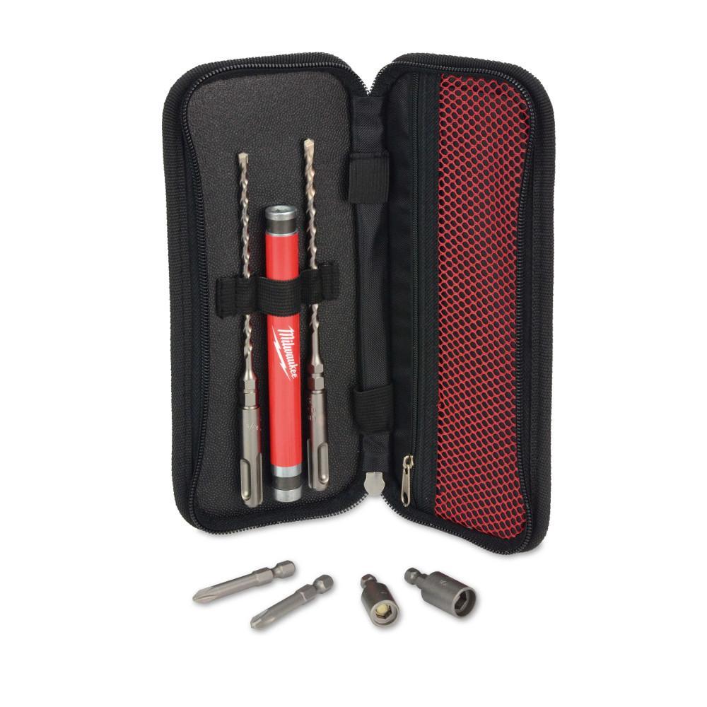 Milwaukee Tapcon 48-20-7497 Installation Kit, 7 Pieces, Carbide