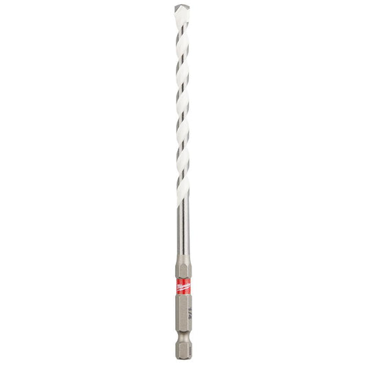 Milwaukee 48-20-8886 SHOCKWAVE General Purpose Multi-Material Jobber Length Drill Bit, 1/4 in Drill - Fraction, 0.25 in Drill - Decimal Inch, 4 in D Cutting