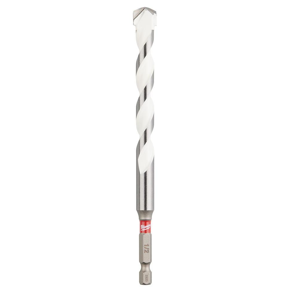 Milwaukee 48-20-8892 SHOCKWAVE General Purpose Multi-Material Jobber Length Drill Bit, 1/2 in Drill - Fraction, 0.5 in Drill - Decimal Inch, 4 in D Cutting
