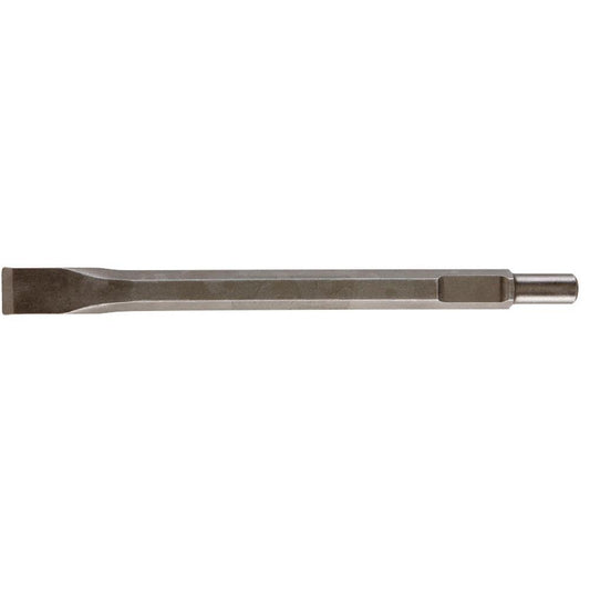 Milwaukee 48-62-2020 Flat Chisel, 3/4 in, 21/32 in Hex/Round/Spline Shank, 1 in W Blade, 12 in OAL