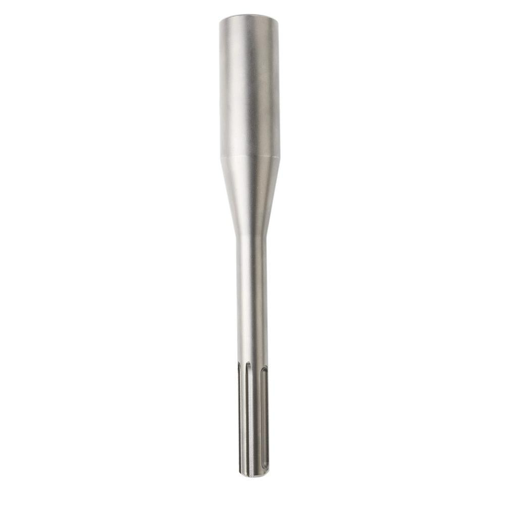 Milwaukee 48-62-4091 Ground Rod Driver, For Use With SDS Max 5315-21 Rotary Hammer, 5446-21 and 5339-21 Demolition Hammer, 9-3/4 in OAL, Slotted, 18 mm Round Shank, 2-3/4 in D Socket, 0.906 in ID, 5/8 x 3/4 in Dia Rod