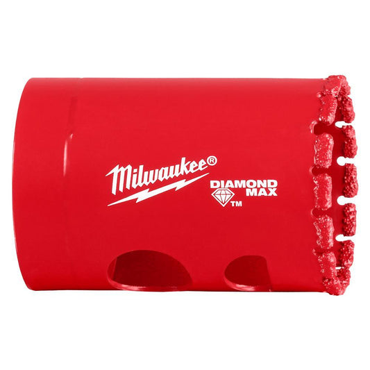 Milwaukee 49565625 Diamond MAX 1-3/8 in. Hole Saw, For Tile, Stone, and Glass, 10X Longer Life