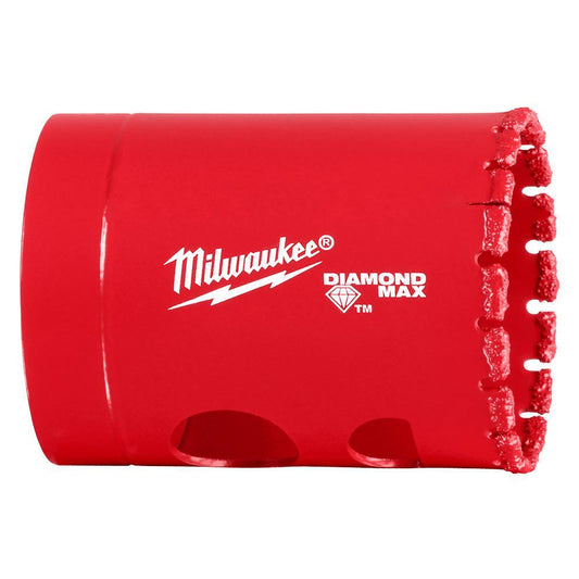 Milwaukee 49565630 Diamond MAX 1-1/2 in. Hole Saw, For Tile, Stone, and Glass, 10X Longer Life