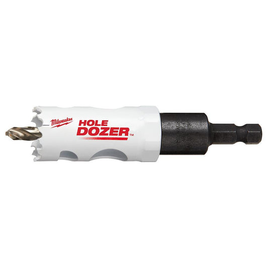 Milwaukee HOLE DOZER 49-56-9662 Hole Saw, 1 in Dia, 1-5/8 in D Cutting, Bi-Metal/8% Cobalt Cutting Edge