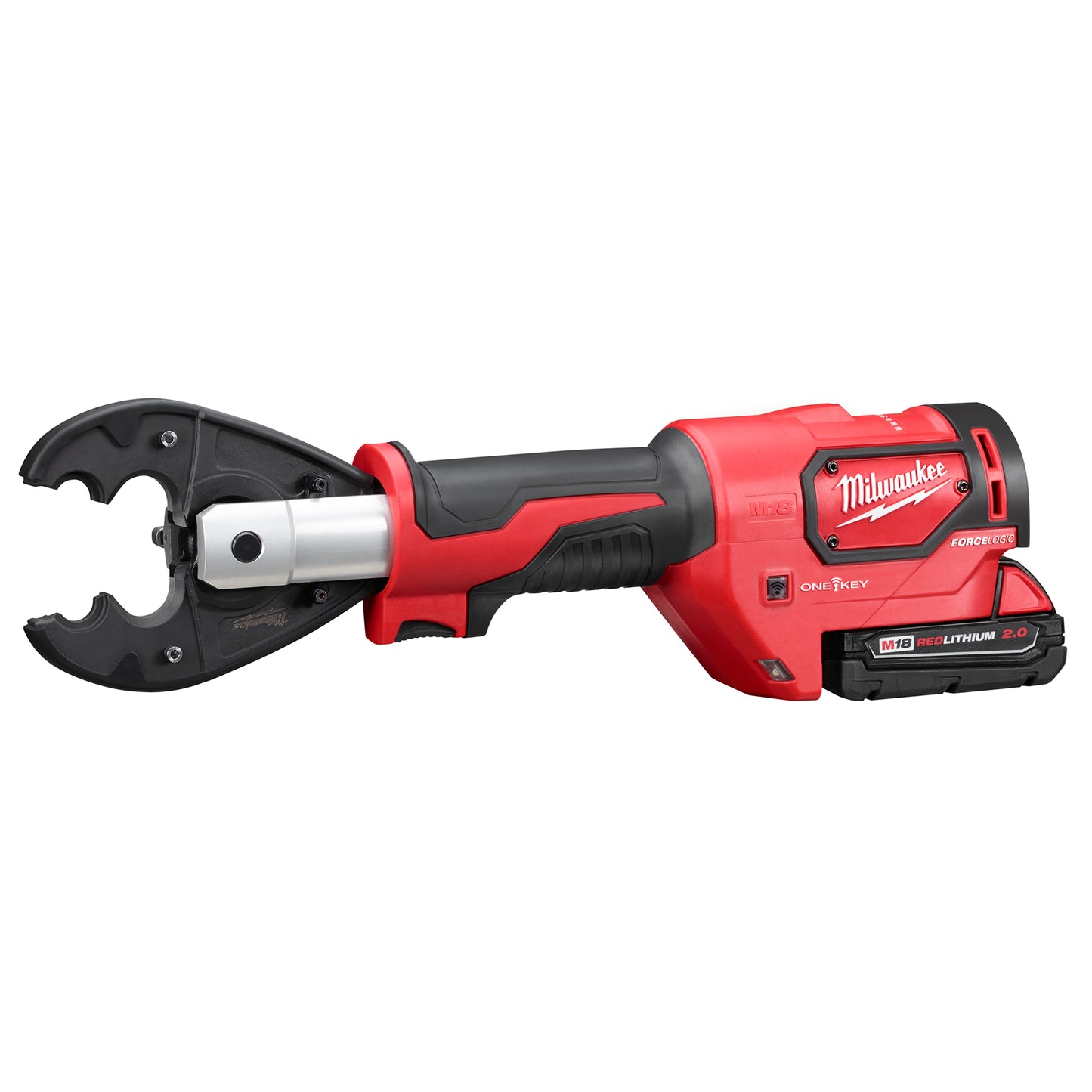 Milwaukee M18 FORCE LOGIC 2678-22BG Utility Crimping Kit With D3 Grooves and Fixed BG Die, 6 ton Crimping, 18 VDC, Li-Ion Battery