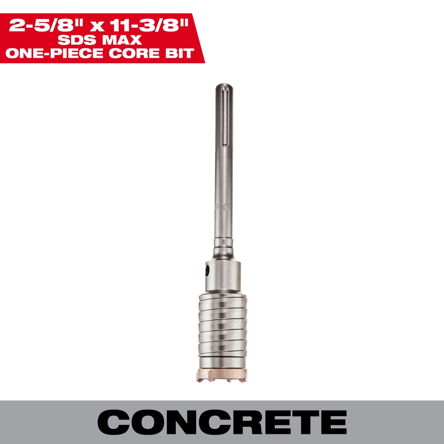 Milwaukee 48-20-5412 1-Piece Core Bit, 2-5/8 in Drill - Fraction, 2.625 in Drill - Decimal Inch