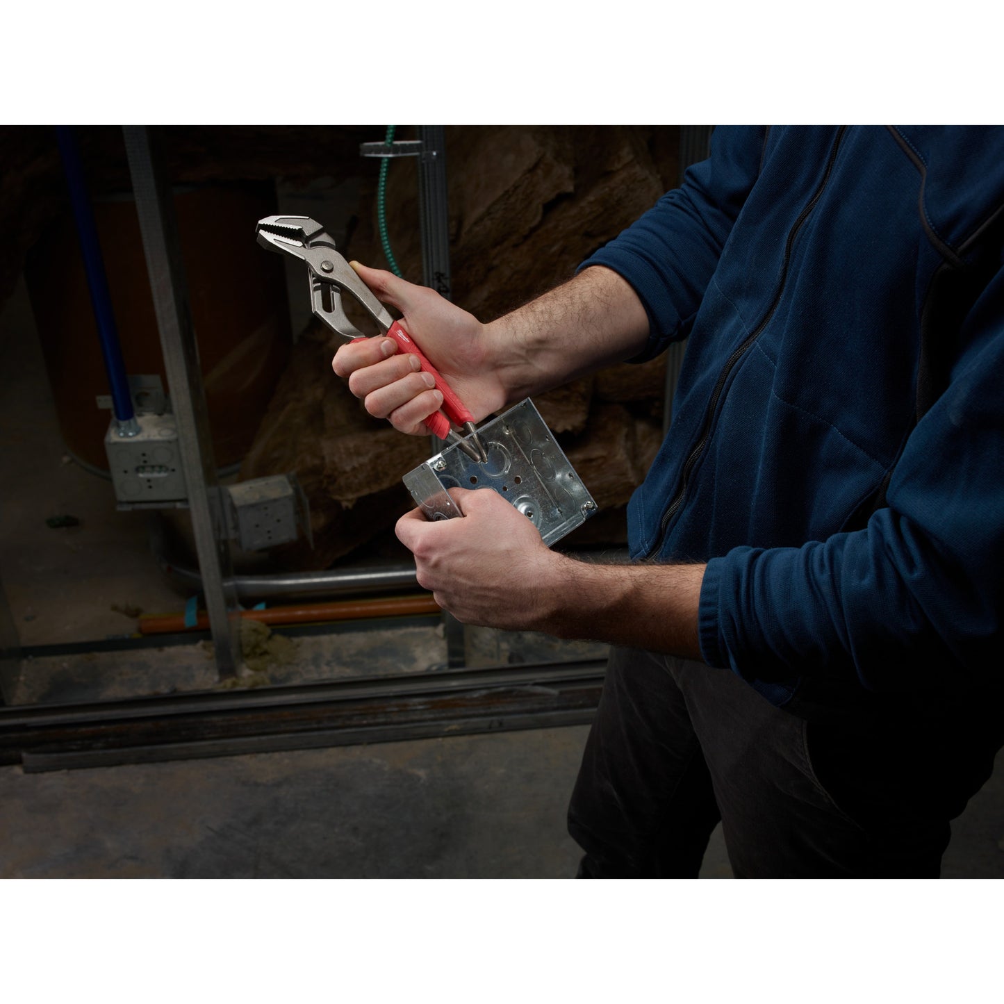 Milwaukee 48-22-6210 Gen II 22-Position Quick-Adjust Hex Jaw Plier, 2 in Nominal, 1-1/2 in L x 1/4 in W Alloy Steel V-Shape Jaw, 10 in OAL