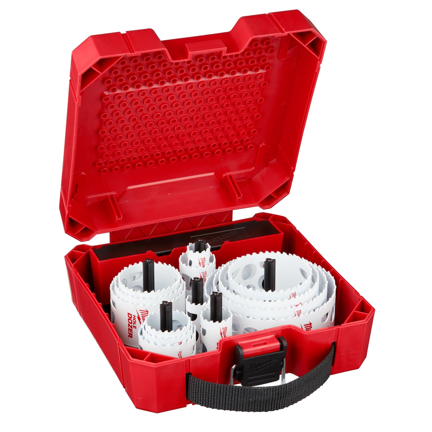 Milwaukee Hole Dozer Ice Hardened 49-22-4105 Electrician's Hole Saw Kit, 19 Pieces, For Use With 49-56-7210, 49-56-7240, 49-56-7250 and 49-56-9100 Quick-Change Arbor, Bi-Metal