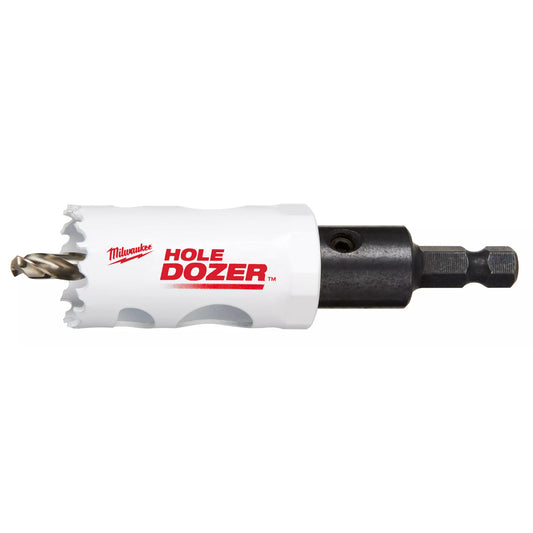 Milwaukee HOLE DOZER 49-56-9663 Hole Saw, 1-1/8 in Dia, 1-5/8 in D Cutting, Bi-Metal/8% Cobalt Cutting Edge
