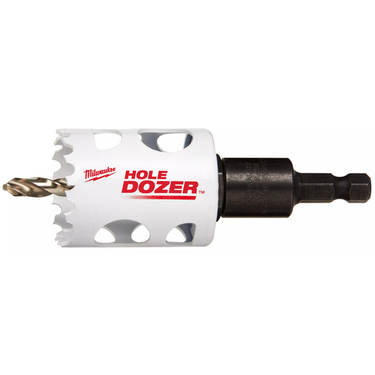 Milwaukee HOLE DOZER 49-56-9665 Hole Saw, 1-1/2 in Dia, 1-5/8 in D Cutting, Bi-Metal/8% Cobalt Cutting Edge