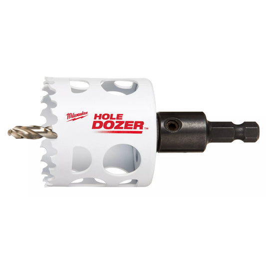 Milwaukee HOLE DOZER 49-56-9667 Hole Saw, 2 in Dia, 1-5/8 in D Cutting, Bi-Metal/8% Cobalt Cutting Edge