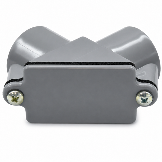 PVC Conduit 3/4 in. Pull Elbow (LB), Schedule 40, Gray
