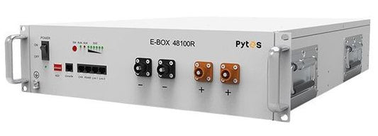 Pytes PYTEBOXTEPLUS E-BOX TE+ LiFePO4 Battery, 5.12 kWh, 51.2 V, 100 Ah, Server Rack, Next-Generation BMS