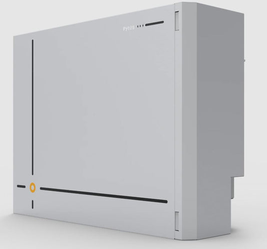 Pytes PYTV12 V12 LiFePO4 Battery, 12 kWh, 51.2 V, 230 Ah, Wall Mount, With Aerosol Fire Suppression and 160 A Breaker