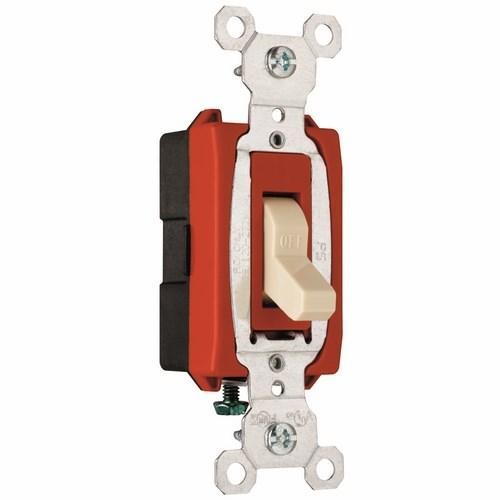 CSB20AC1-I Heavy Duty Toggle Switch, 120/277 VAC, 20 A, 1/2, 2 hp Power Rating