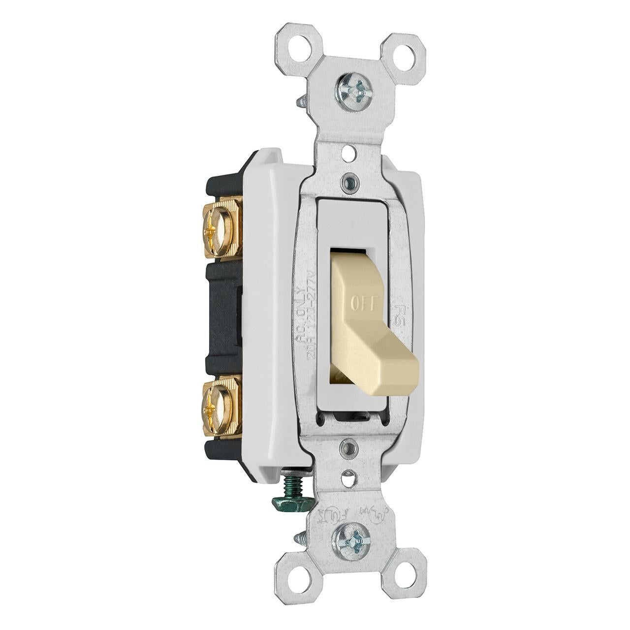 CSB20AC2-I Heavy Duty Toggle Switch, 120/277 VAC, 20 A, 1/2 hp Power Rating