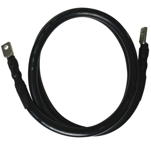 Pytes PYTBATTERYTOINVERTERBLK Battery-to-Inverter Power Cable, Negative, 2 m, 4 AWG, Black, M10 Lug