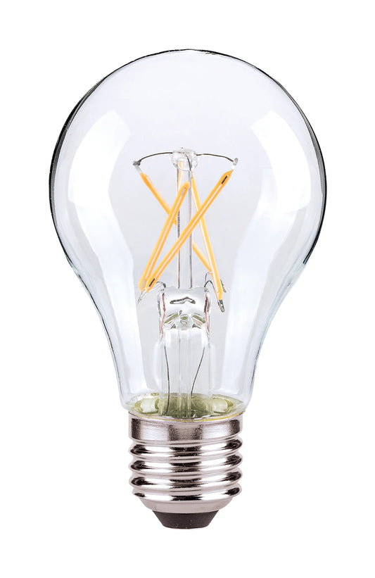 SATCO® S21734 Filament LED Lamp, 7.5 W, 60 W Incandescent Equivalent, E26 Medium