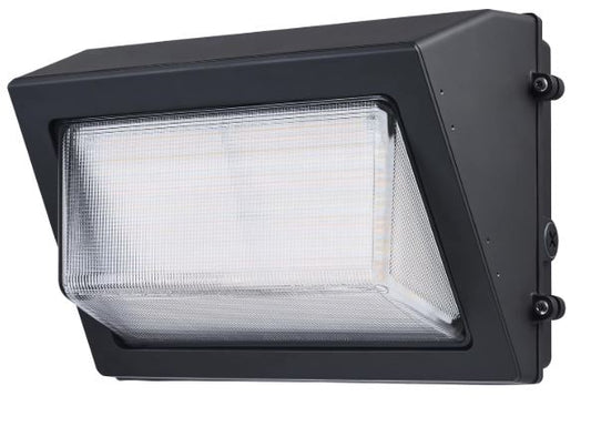 NUVO® by SATCO 65/1501 LED Traditional Wall Pack, 120/100/80 W Selectable, CCT Selectable 3000K/4000K/5000K, Beam Angle Selectable, Bronze Finish, 120-347 V