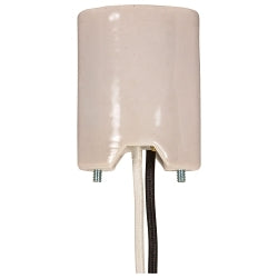 80-1377 Interior Mechanism Keyless Socket With Set Screw, 1500 W Lamp, 600 VAC, Mogul Lamp