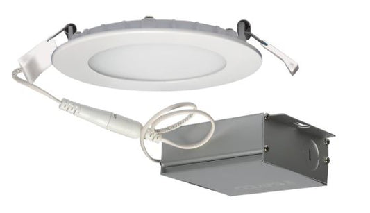 SATCO® S11602 LED Direct Wire Downlight, Edge-Lit, 4 in., 10 W, 5000K, 120 V, Dimmable, Round