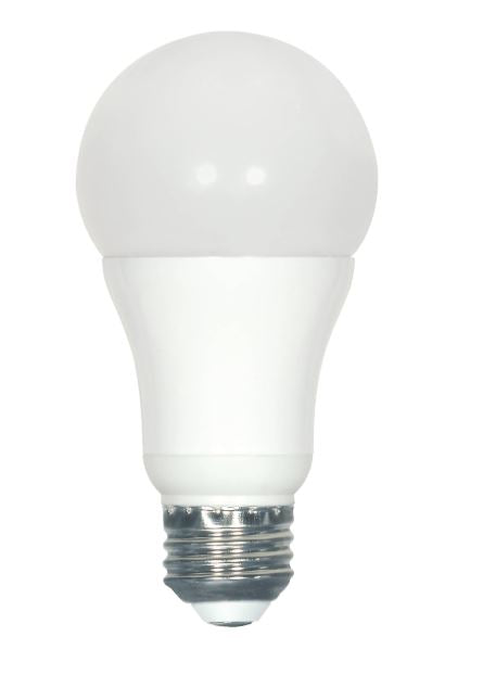 SATCO® S9108 A19 LED Lamp, 7 W, 5000K, 510 Lumens, E26 Medium Base, 120 V, Frost