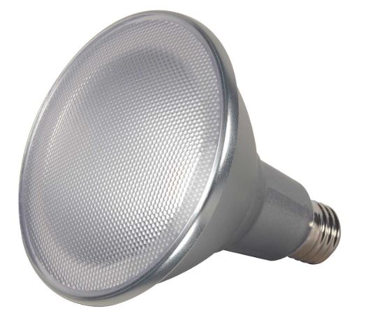 SATCO® S9444 PAR38 LED Lamp, 15 W, 5000K, 25 deg. Beam Angle, E26 Medium Base, 1