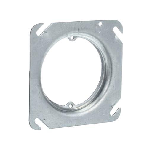 52C31/2-25 Outlet Box Cover, 4 in L x 4 in W, Blank Cover, Steel