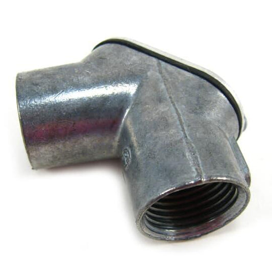 HL-602 Pulling Corner Elbow, 3/4 in Trade, 90 deg, Die Cast Zinc
