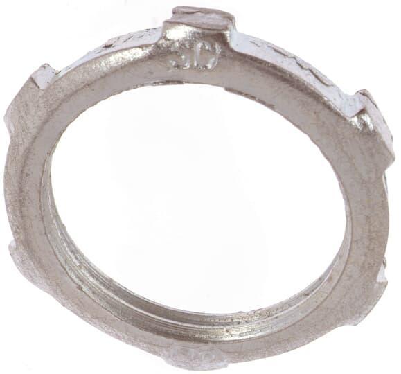 LN-103 Conduit Locknut, 1 in, For Use With Rigid/IMC Conduit, Steel, Zinc Plated