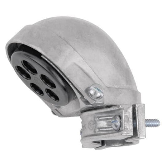 SH-107 Clamp-On Service Cable Cap, 2-1/2 in, (7) 7/8 in, 1 in, 1-5/16 in Hole, For Use With EMT/Rigid/IMC Conduits, Aluminum