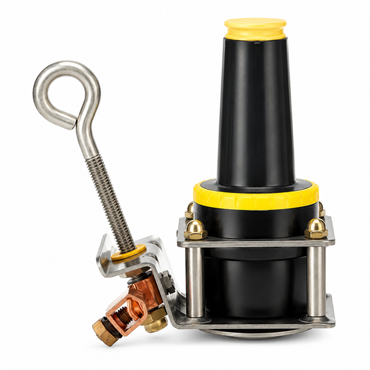 Elastimold® 164SOP Insulated Loadbreak Parking Bushing With Stainless Steel Bracket, 15 kV, 200 A, -40 to 65 deg C