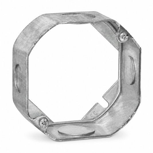 T&B® 551511234 Octagon Extension Ring, 15.8 cu in, includes ½″ & ¾″ Knockouts