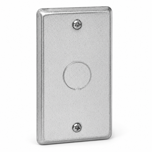 T&B® 58-C-6 Utility Box Cover, 4 in L x 2-1/8 in W, Steel