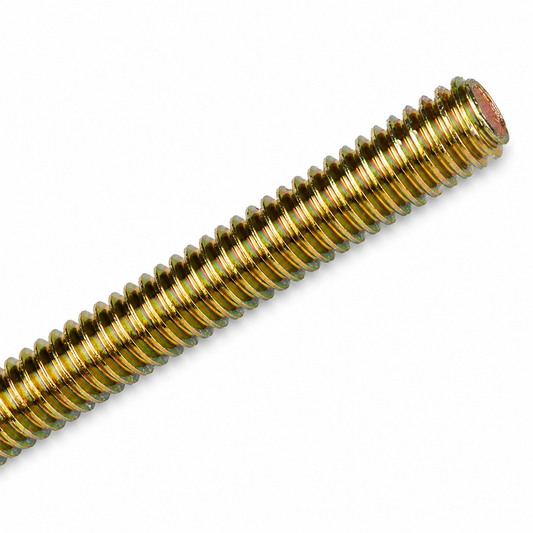 Steel City® R-628 Continuous Threaded Rod, 1/4-20, 6 ft OAL, Steel