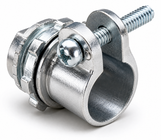 Topaz® Squeeze-Type Connector, 1/2 in., for Flexible Metal Conduit/Cable