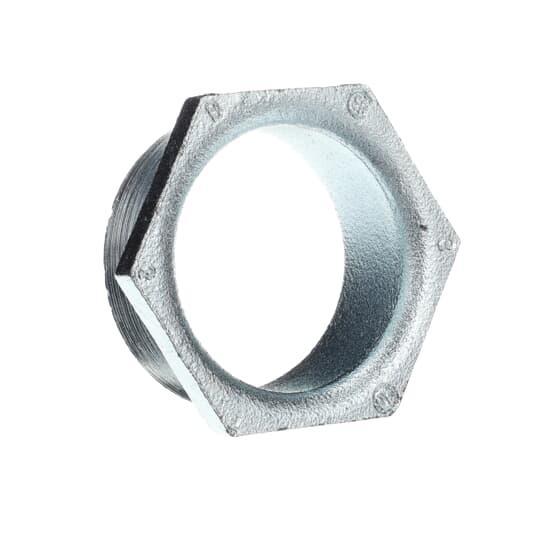 849 Bushed Conduit Nipple With Non-Insulated Throat, 3 in, For Use With Rigid/IMC Conduits, Malleable Iron